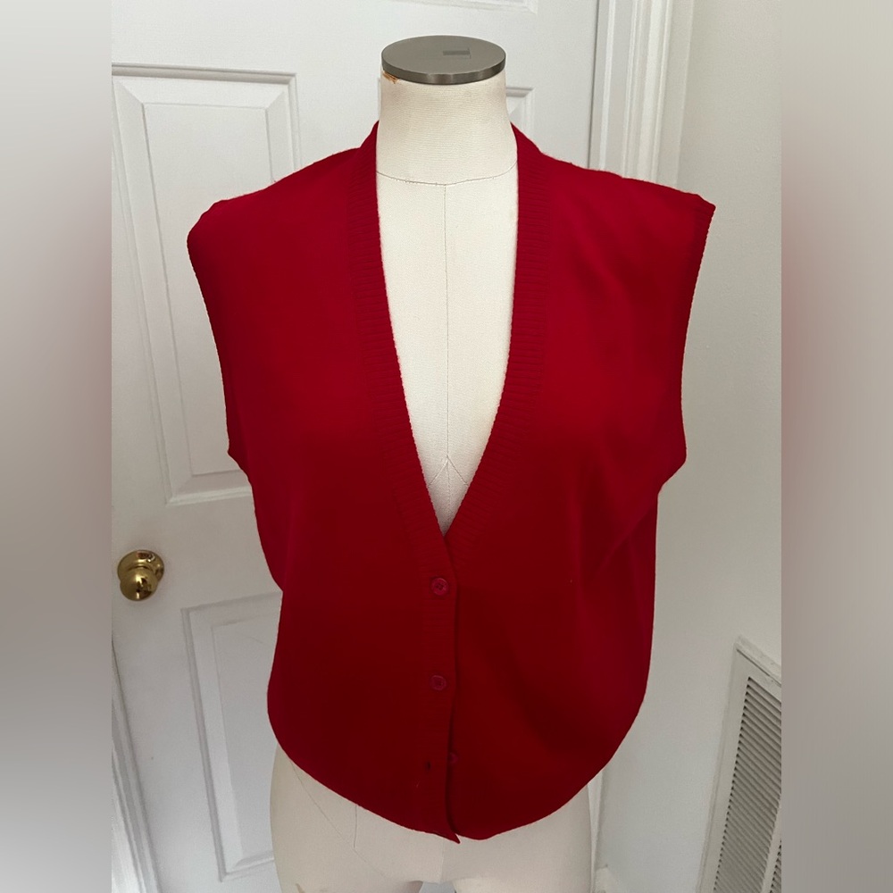 L/XL - #182 - RODIER PARIS - Sleeveless cardigan